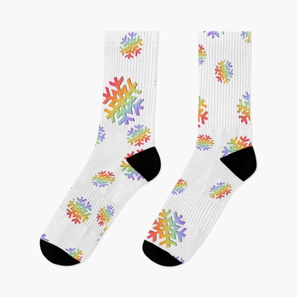 Item preview, Rainbow Snowflakes designed and sold by MoCraftsCo.