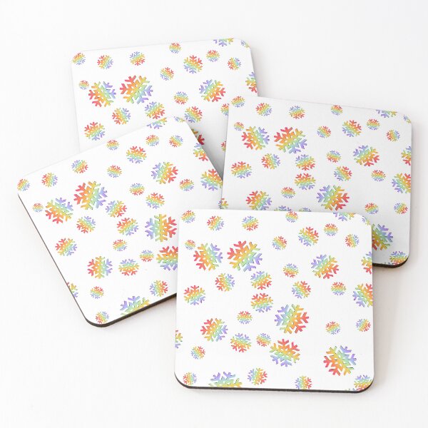 Item preview, Rainbow Snowflakes designed and sold by MoCraftsCo.