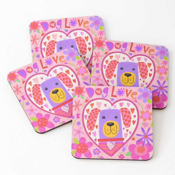 Item preview, dog love designed and sold by AmandaHaleyART.