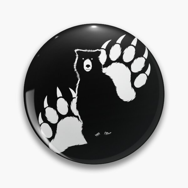 Artikelvorschau, Silhouette, Und, Footprints, -, Grizzly Bear entworfen und verkauft von TMBTM.
