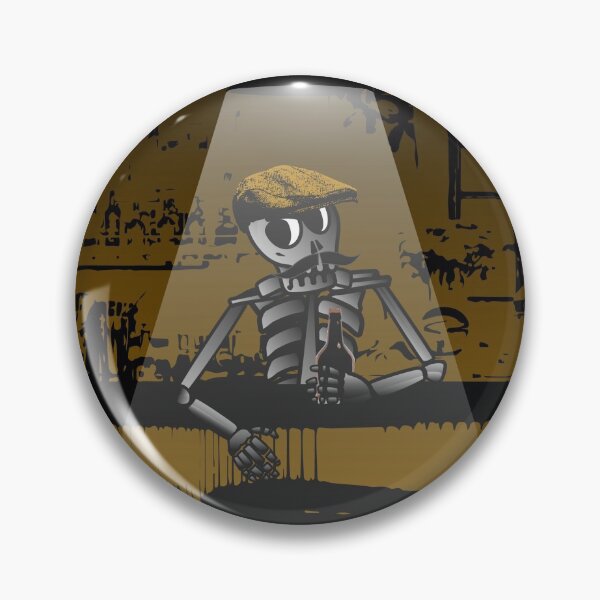 Item preview, Skeleton Drinking designed and sold by Heldscalla.