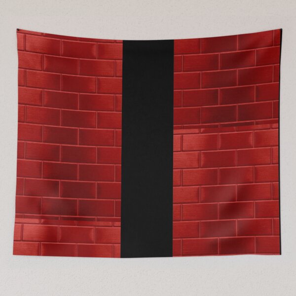 Item preview, RED BRICK WALL GLOWING designed and sold by Zakaria daoudi.