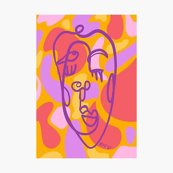 Item preview, Pastel Lineart Portrait designed and sold by k-eckheart.