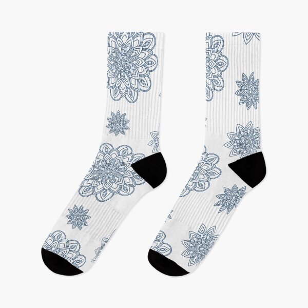 Item preview, Mandala navy and white designed and sold by flamendes.