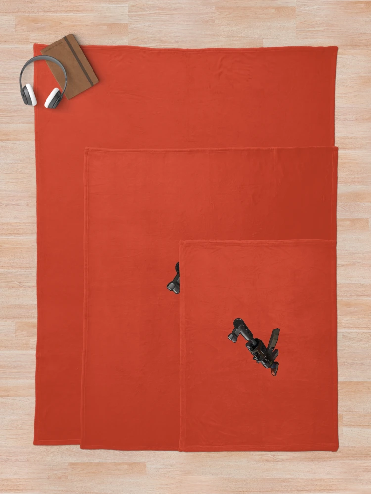 Thumbnail 5 of 6, Throw Blanket, Rust - Assault Rifle designed and sold by Mike Romero.