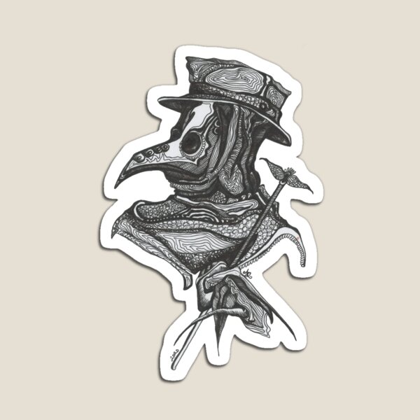 Plague Doctor Magnet