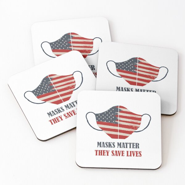 Item preview, Masks Matter They Save Lives design designed and sold by Artysneak.