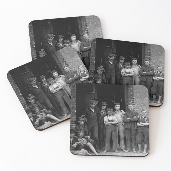 Item preview, Child Laborers Working At A Cotton Mill - Lewis Hine - 1910 designed and sold by warishellstore.