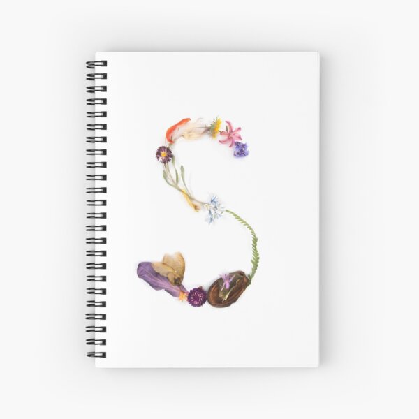 Flora & Fauna Letter "S" Spiral Notebook
