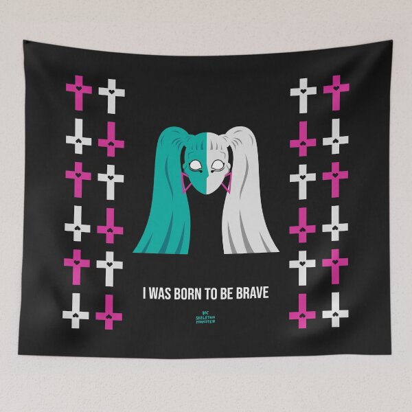 Item preview, 'Born to be BRAVE' designed and sold by skeletonmonster.