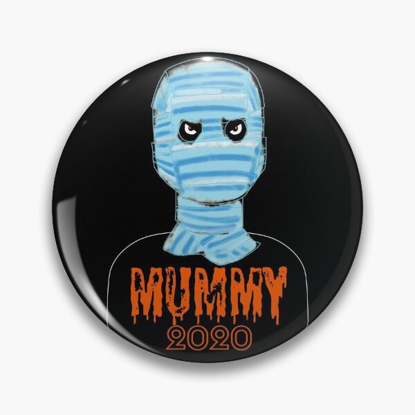 Item preview, Halloween Mummy 2020 designed and sold by okpinsArtDesign.