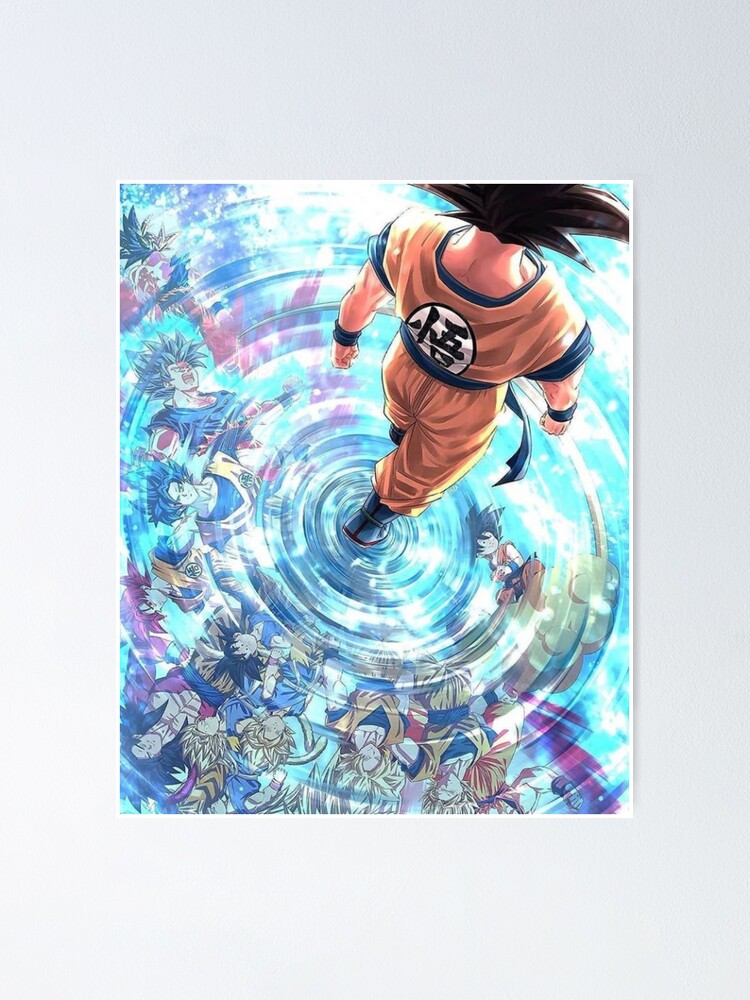 Super Saiyan 3 Goku Poster for Sale by BeeRyeCrafts