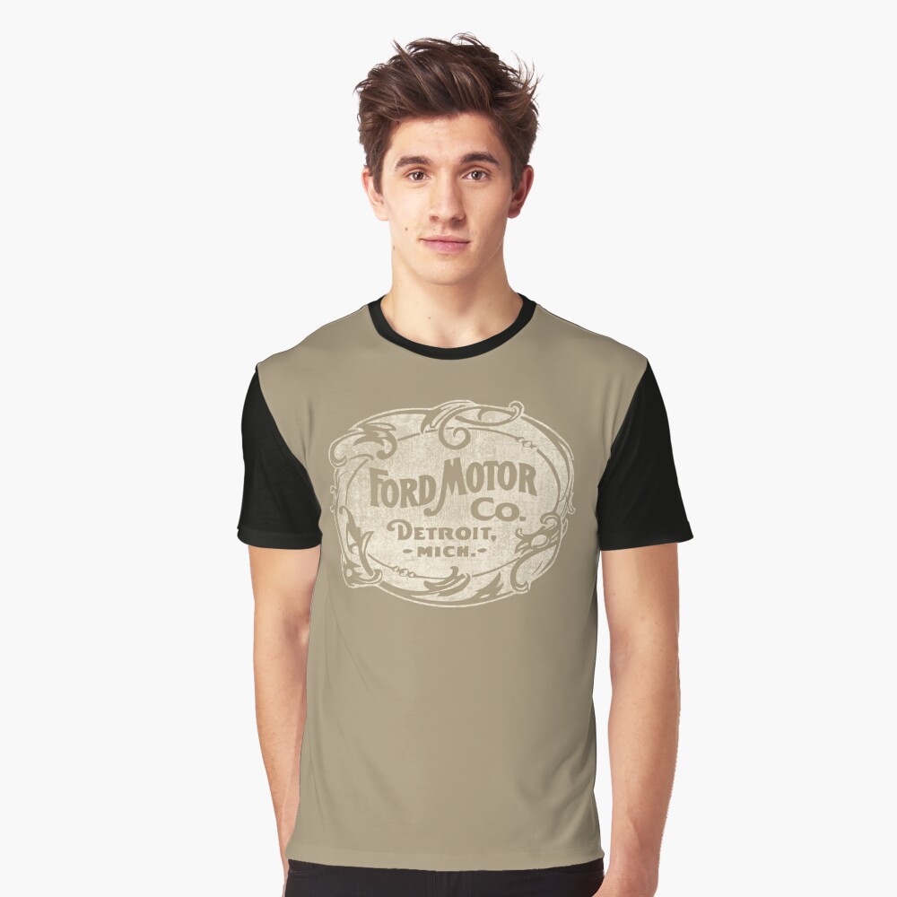 Ford Motor Co Vintage Logo Classic T-Shirt Graphic T-Shirt for Sale by  Bubblism