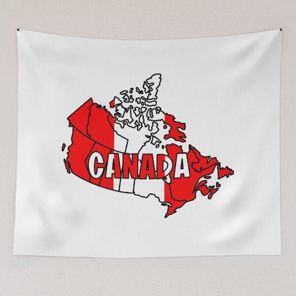 Item preview, Canada map outline designed and sold by BaileyDArt.