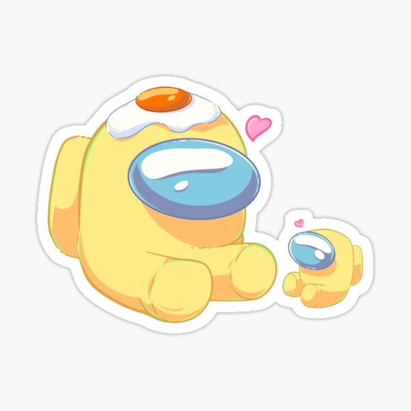 Yellow Crew Mate with Tiny Baby Sticker