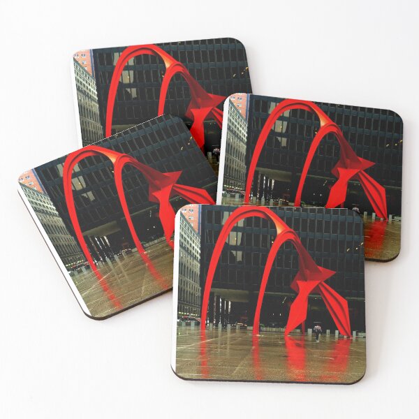 Item preview, Chicago's Flamingo in the Rain designed and sold by Kirsten Pfeiffer.