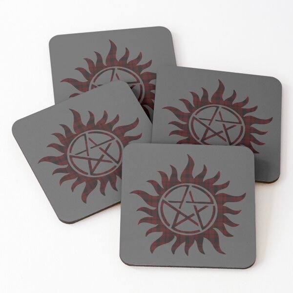 Item preview, Supernatural - Plaid Anti - Possession Symbol  designed and sold by tasha0louise.