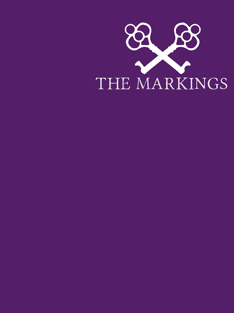 The Markings Logo (White) by catherinedownen