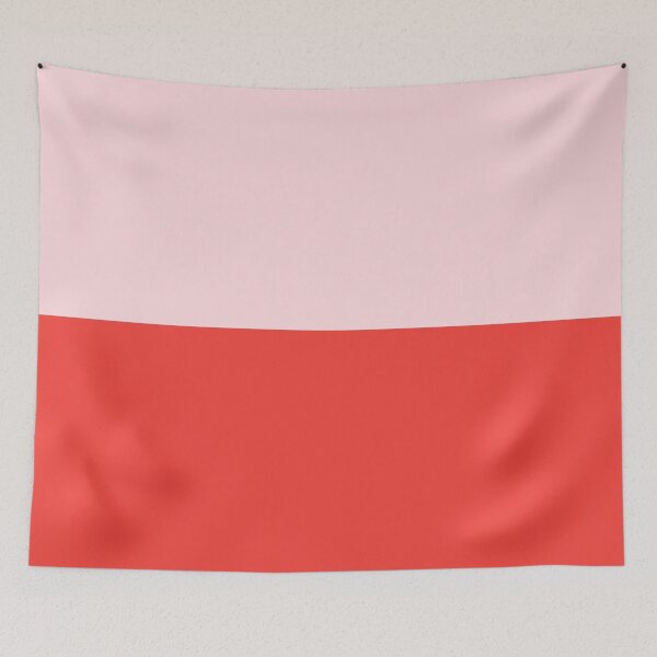 Item preview, minimalist color block horizontal in red and pink designed and sold by neopop.