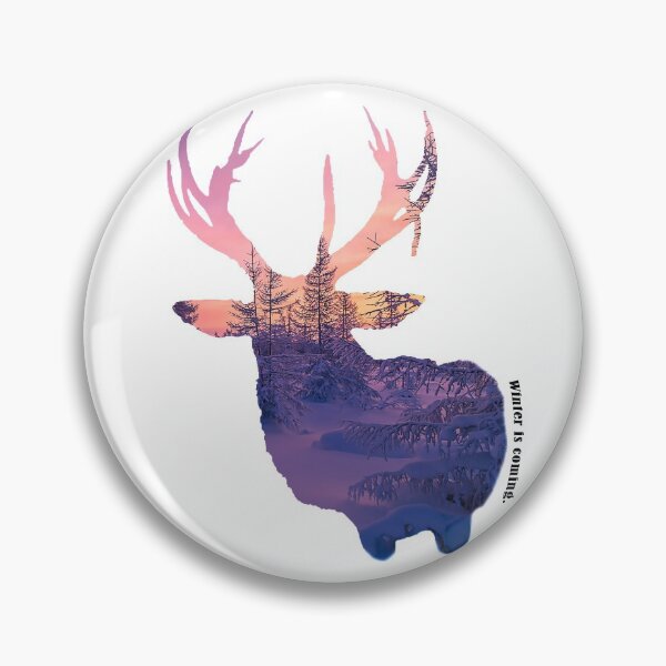 Item preview, Copia de Sunset Reindeer sobre fondo blanco. designed and sold by Oceanwaves-06.