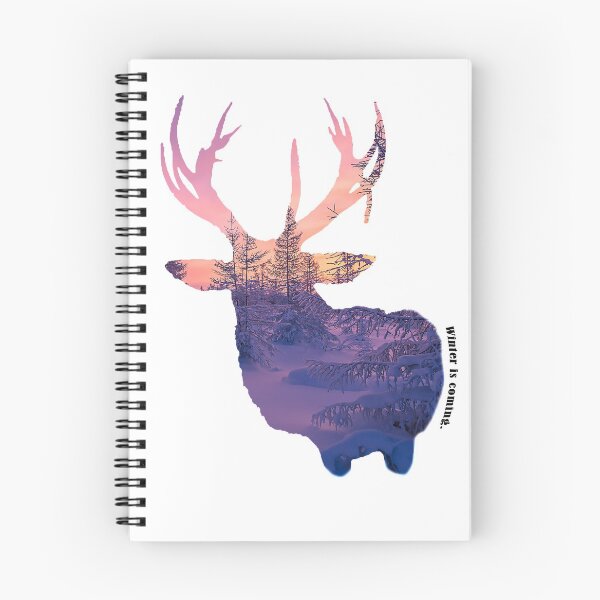 Item preview, Copia de Sunset Reindeer sobre fondo blanco. designed and sold by Oceanwaves-06.