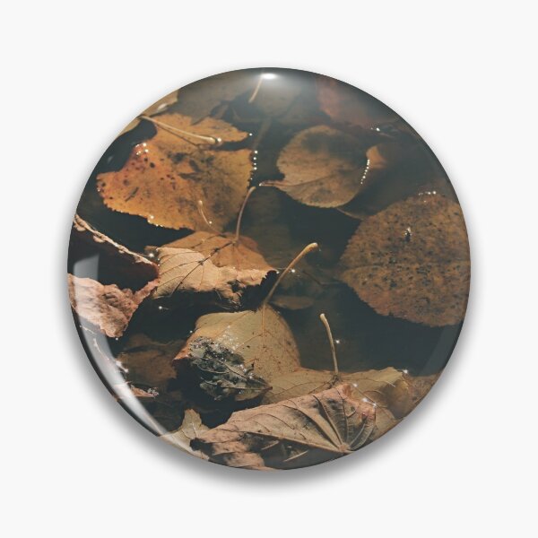 Item preview, Autumn leaves in a puddle - photography designed and sold by greatnorris.