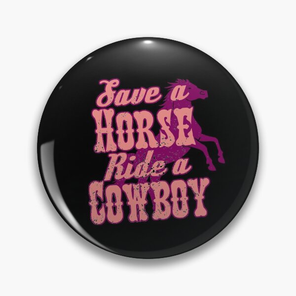 Item preview, Save A Horse Ride A Cowboy Pink designed and sold by Spoof-Tastic.