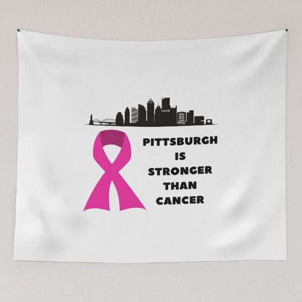 Item preview, Pittsburgh Is Stronger Than Cancer / Cancer Ribbon designed and sold by Spot Sweet.