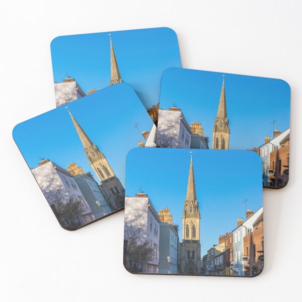 Item preview, A photograph of a church tower in Oxford, England designed and sold by Hochmann.