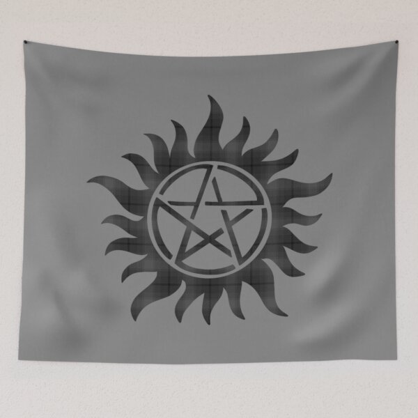 Item preview, Supernatural - Plaid Anti - Possession Symbol  designed and sold by tasha0louise.