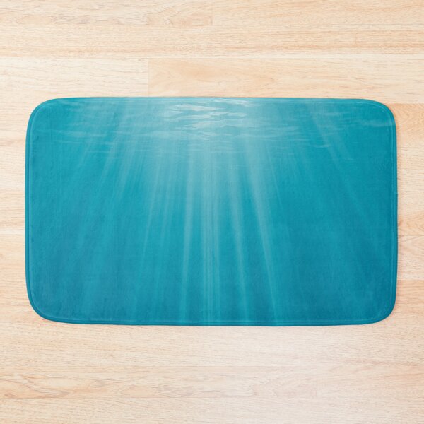 Item preview, Underwater. Sheer, blue sunlight curtain, looking towards the sun. designed and sold by JellyBeenzz.