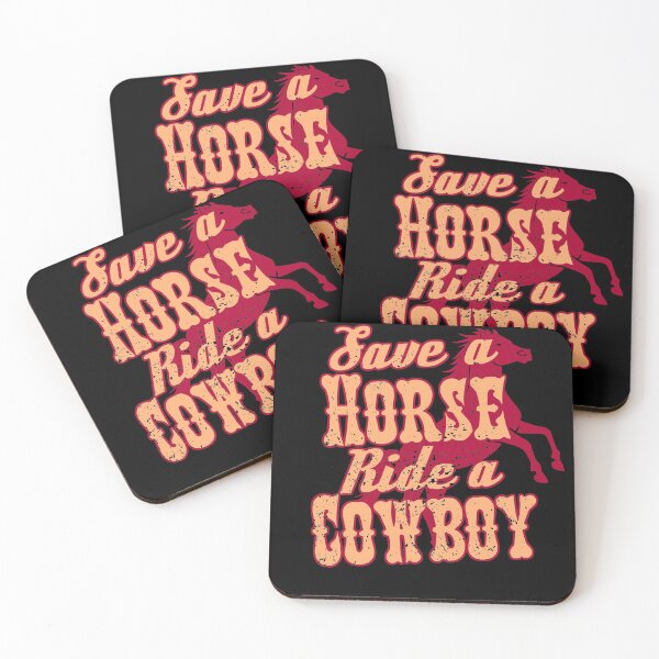 Item preview, Save A Horse Ride A Cowboy Red designed and sold by Spoof-Tastic.