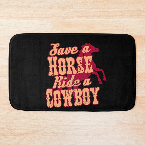 Item preview, Save A Horse Ride A Cowboy Red designed and sold by Spoof-Tastic.