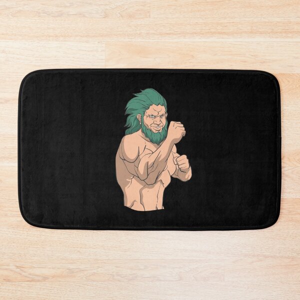 Item preview, Martial arts fantasy fighter green hair designed and sold by Monkey Ful.