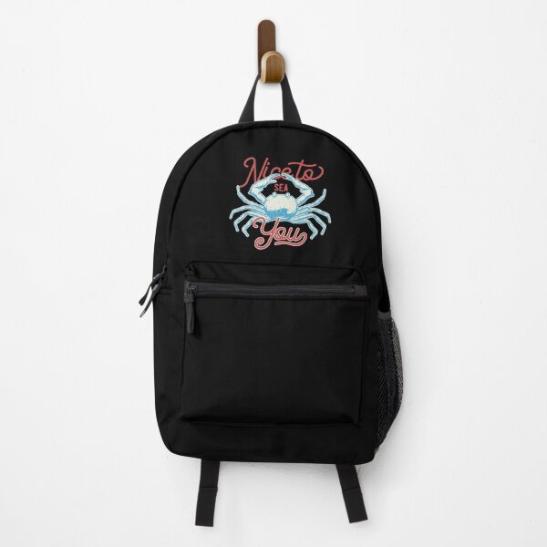 Item preview, Nice To Sea You Fun Saying Crab Sea Protection designed and sold by Two Left Hands Design.