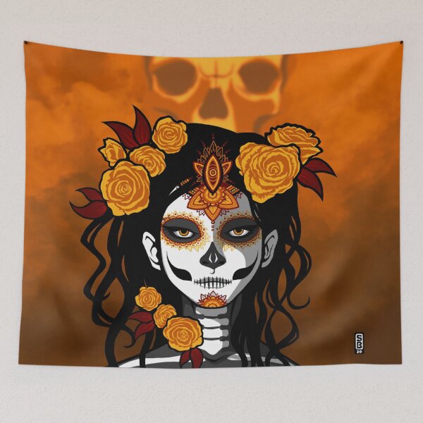 Item preview, Dia de los muertos - Calavera designed and sold by Nuahlah.