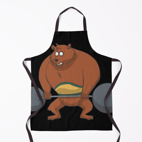 Item preview, Weight lifting bear strength designed and sold by Monkey Ful.