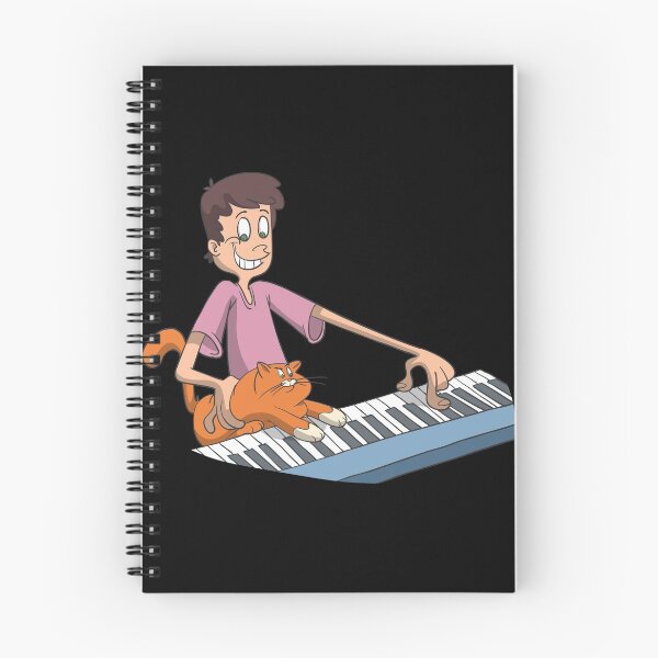 Item preview, Piano player plays with cat designed and sold by Monkey Ful.