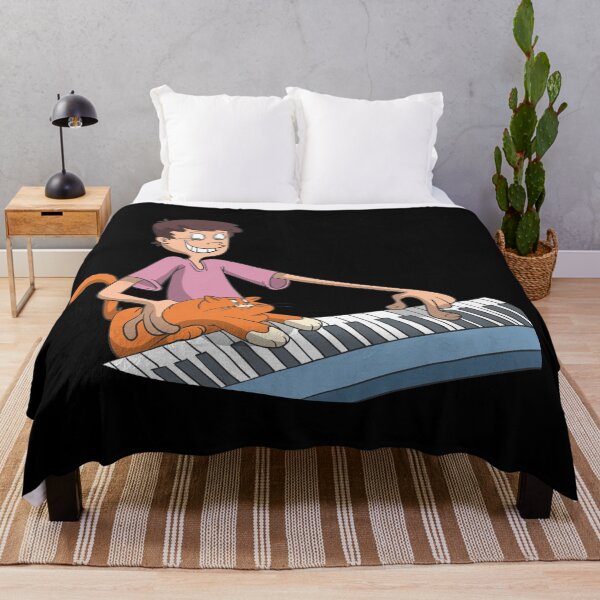 Item preview, Piano player plays with cat designed and sold by Monkey Ful.
