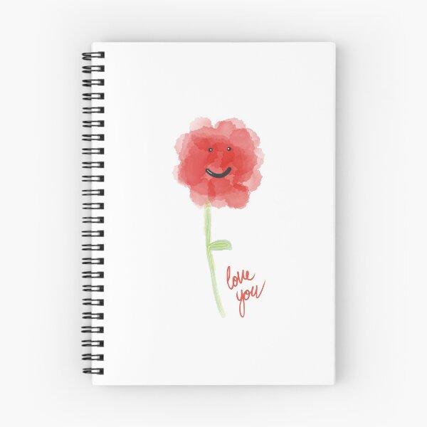 Item preview, Flower happy face love you minimalist lettering  designed and sold by Tropical Blood.