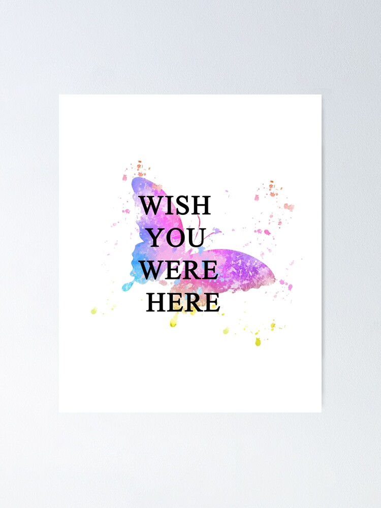 Travis Scott Wish You Were Here Poster By 916collective Redbubble