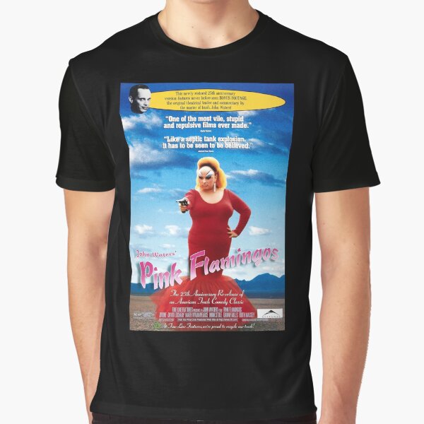 Pink Flamingos (1972) John Waters Graphic T-Shirt