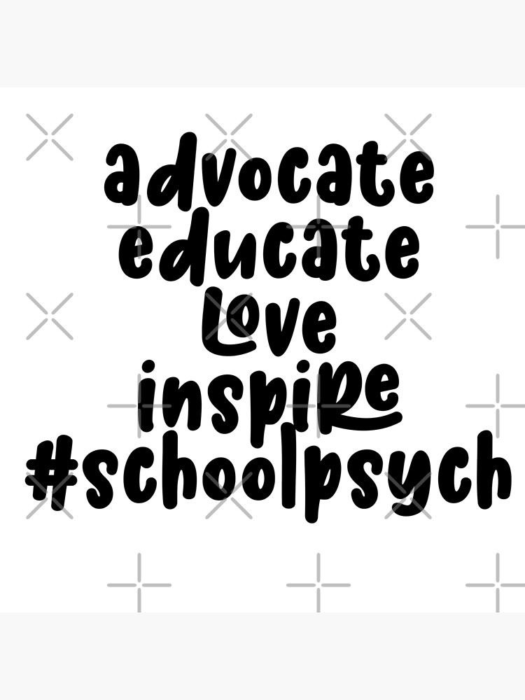 "School Psychologist Awareness Week" Poster for Sale by EvyStickersx