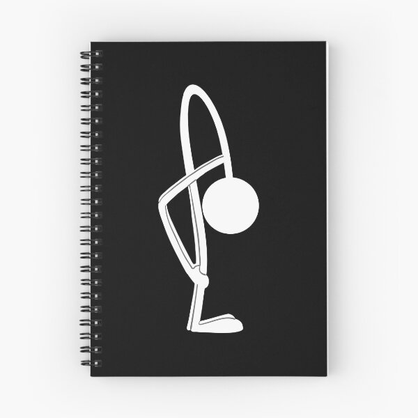 Item preview, Stickman in yoga Uttanasana pose designed and sold by Monkey Ful.