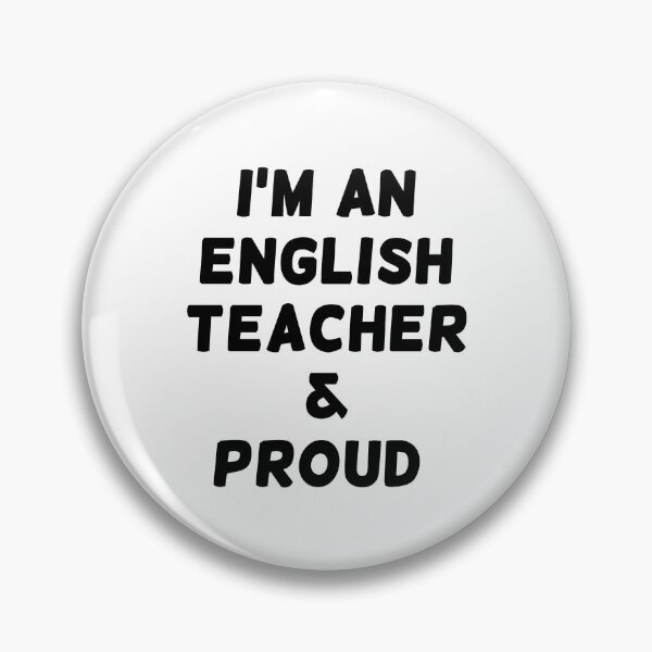 Item preview, I'M AN ENGLISH TEACHER & PROUD - Black Writing designed and sold by akaiawa.