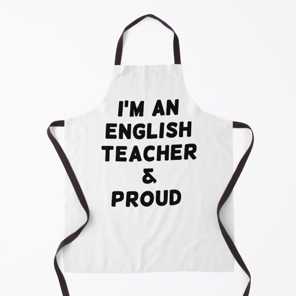 Item preview, I'M AN ENGLISH TEACHER & PROUD - Black Writing designed and sold by akaiawa.