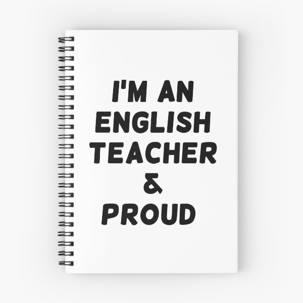 Item preview, I'M AN ENGLISH TEACHER & PROUD - Black Writing designed and sold by akaiawa.