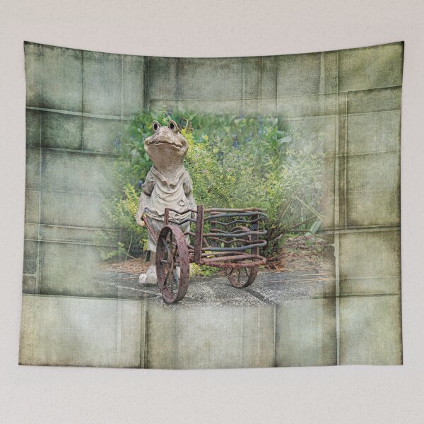 Item preview, Froggy with Garden Cart designed and sold by KbytesOfJax Outdoor and Nature.
