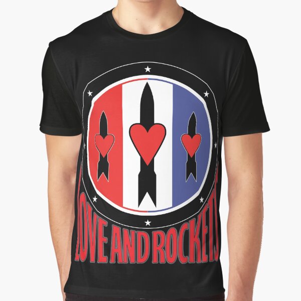 Vista previa del artículo con la obra «Love And Rockets - Trident - (Un cohete para cada miembro de la banda).», diseñado y vendido por OriginalDP.