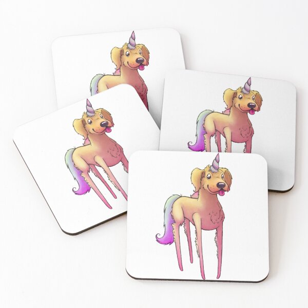 Item preview, Our puppy Waffles in her Halloween unicorn costume designed and sold by StickerMonster & The_Jadles.